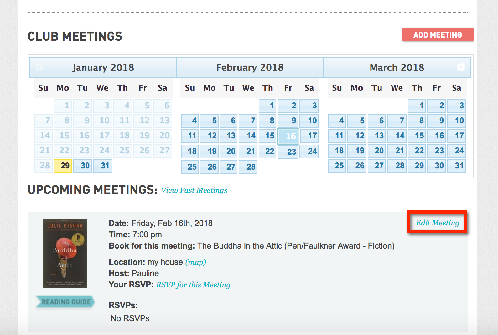 Delete A Meeting Web Only BookMovement Support